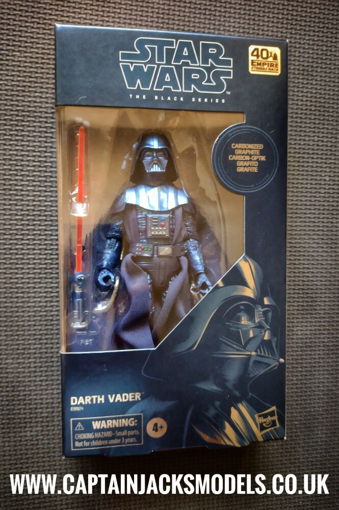 Star Wars - Hasbro - The Black Series - E9924 -  Carbonized  6" Darth Vader Action Figure  - Premium Collectable Figure Set