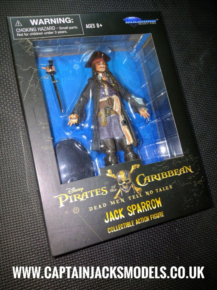 Pirates Of The Caribbean - Dead Men Tell No Tales - 7" Jack Sparrow - Diamond Select Toys - Collectable Figure Set