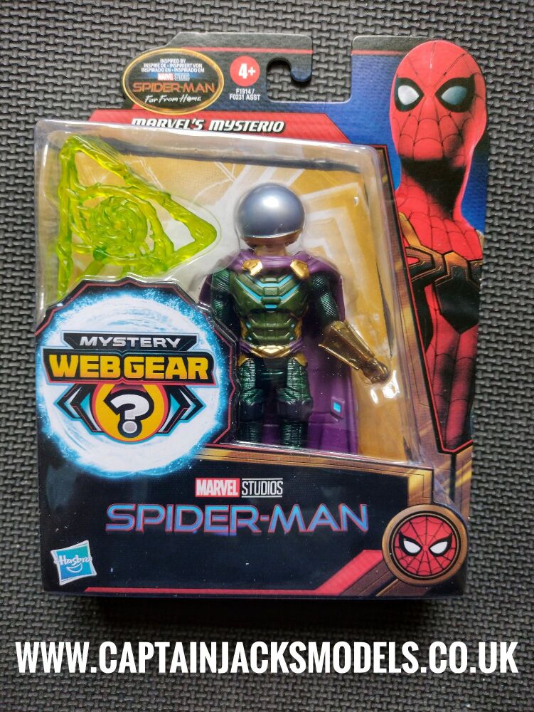 Marvel Studios Spiderman Far From Home - Mysterio 5.5 Inch Action Figure With Mystery Webgear Accessory
