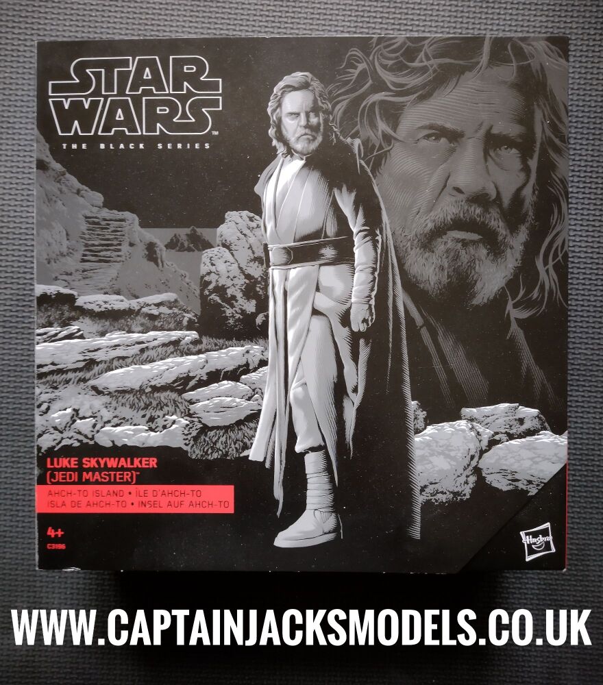 Star Wars Hasbro - The Black Series - 6" Luke Skywalker Jedi Master Ahch To Island - C3196 - Collectable Diorama Figure