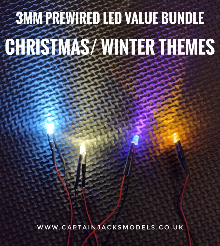Winter & Christmas Theme 3mm Prewired LED Value Bundle