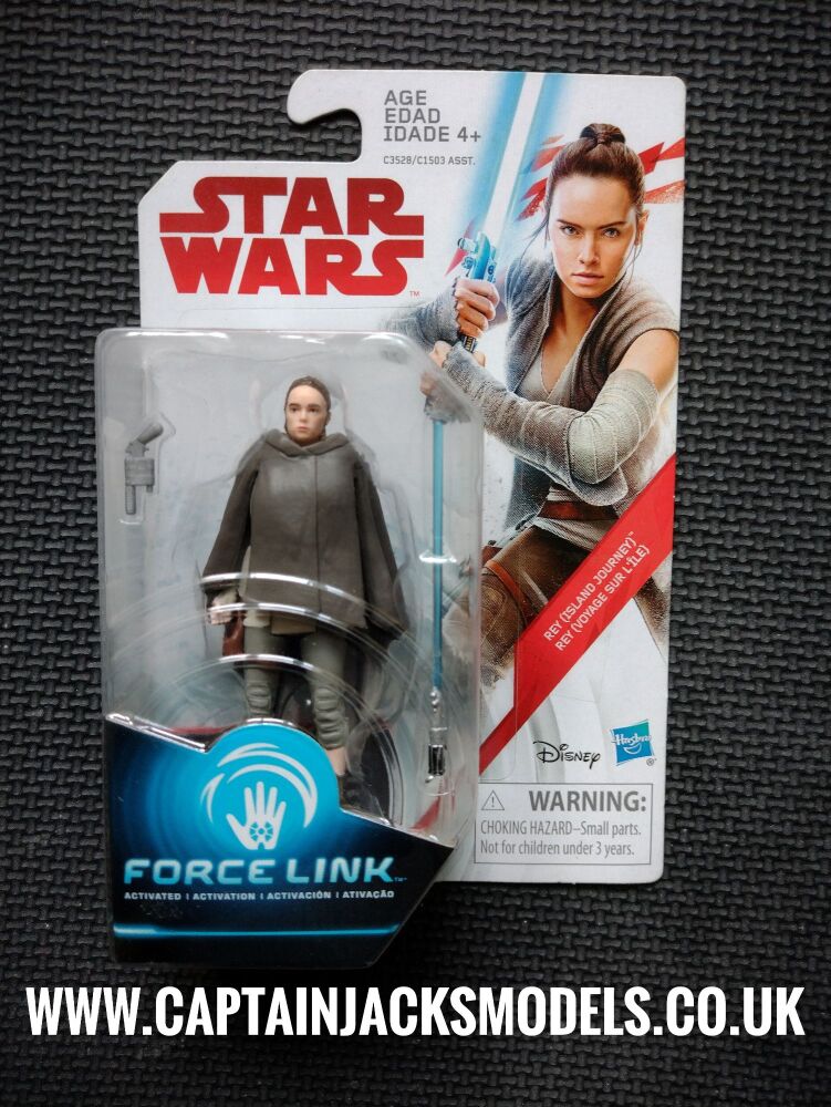 Star Wars Force Link Rey Island Journey Collectable 3.75" Figure C3528 C1503