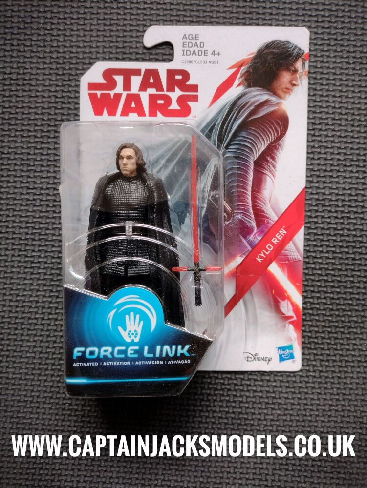 Star Wars Force Link Kylo Ren Collectable 3.75" Carded Figure C1506 C1503