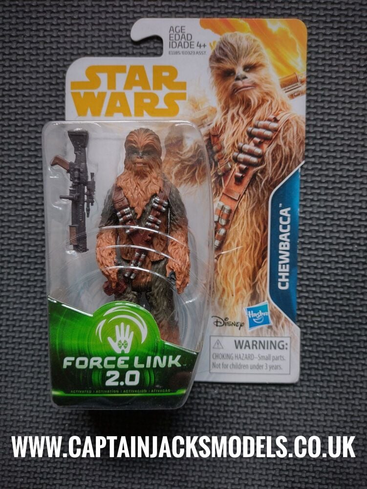 Star Wars Force Link 2.0 Chewbacca Collectable 3.75" Figure E1185 E0323
