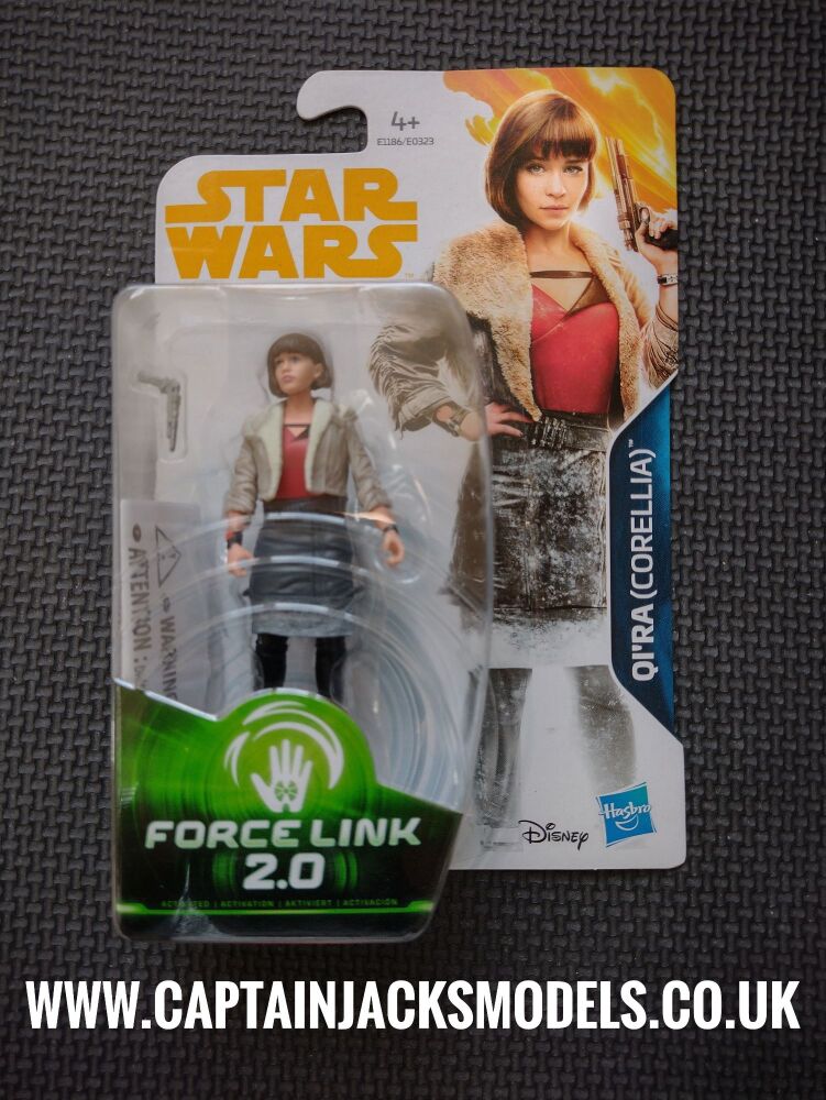 Star Wars Force Link 2.0 Qi'ra Corellia Collectable 3.75" Figure E1186 E0323