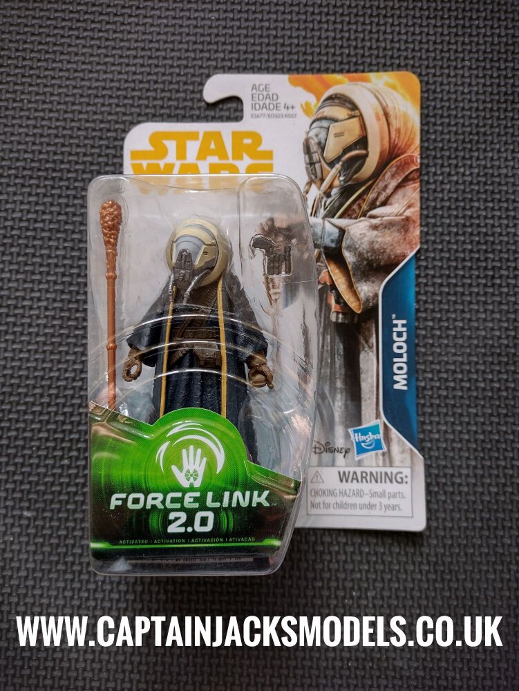 Star Wars Force Link 2.0 Moloch Collectable 3.75" Figure E1677 E0323