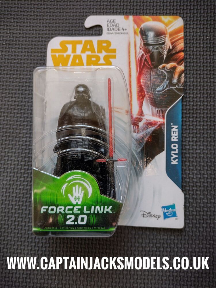 Star Wars Force Link 2.0 Kylo Ren Collectable 3.75" Figure E1244 E0323