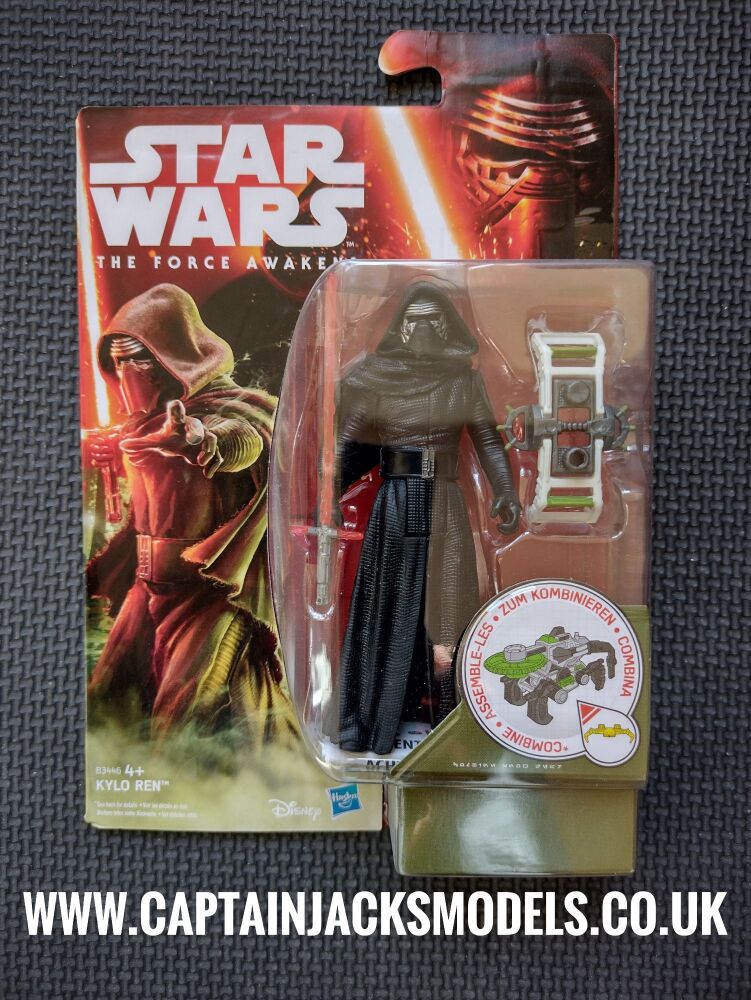 Star Wars The Force Awakens KYLO REN Collectable 3.75 Inch Carded Figure B3446