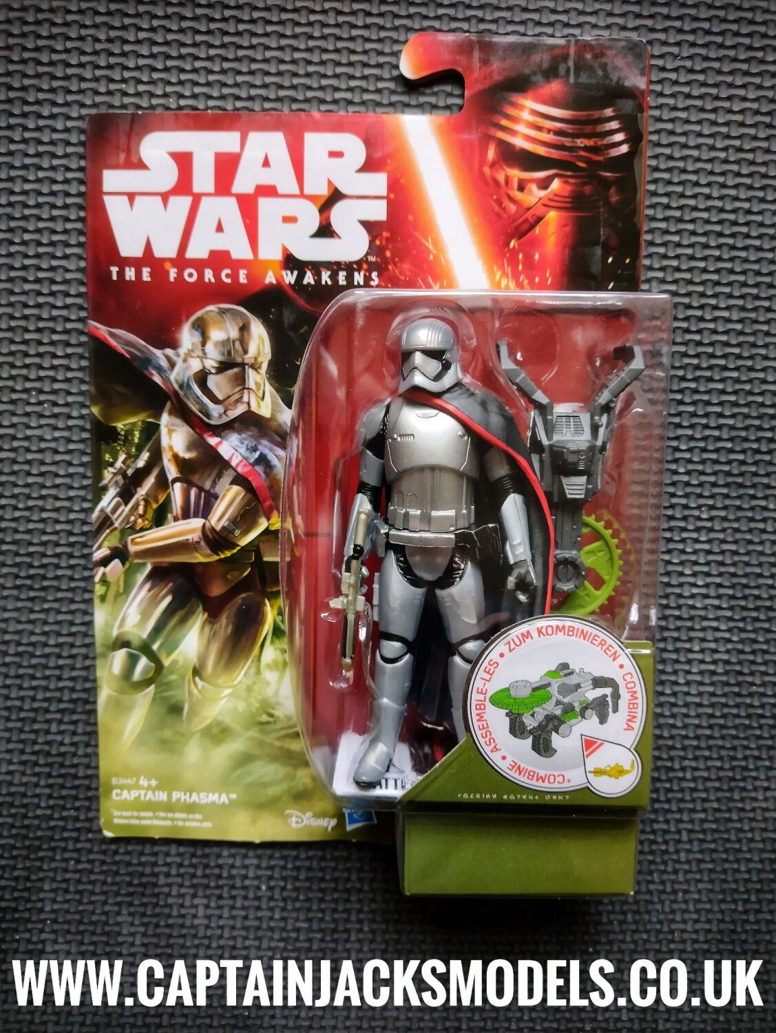 Star Wars The Force Awakens Captain Phasma Collectable 3.75 Inch Carded Figure Action Figures Captain Jacks Models