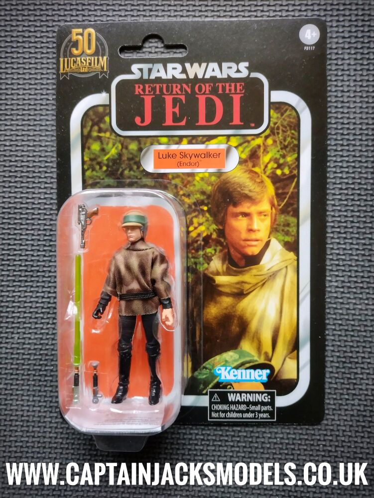 Star Wars The Vintage Collection VC198 Luke Skywalker Endor Return Of The Jedi F3117 Premium 3.75" Collectable Figure