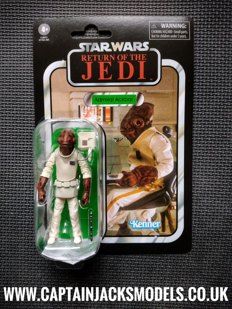 Star Wars The Vintage Collection VC22 Admiral Ackbar Return Of The Jedi F1897 E7763 Premium Collectable 3.75" Figure