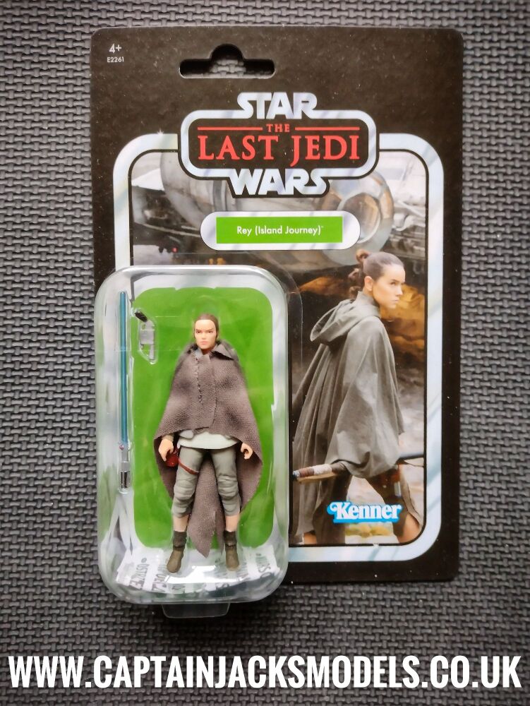 Star Wars The Vintage Collection Rey Island Journey VC122 Premium Collectable 3.75" Figure
