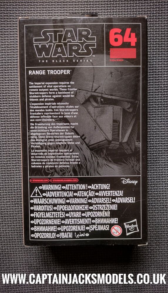 Star Wars The Black Series Range Trooper 6" Collectable Figure 64  E1204 B3834