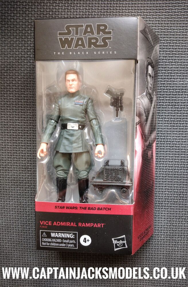 Star Wars The Black Series The Bad Batch Vice Admiral Rampart 6" Action Figure