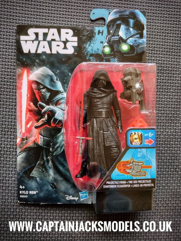 Star Wars  The Force Awakens KYLO REN Collectable 3.75 Inch Carded Figure B8609