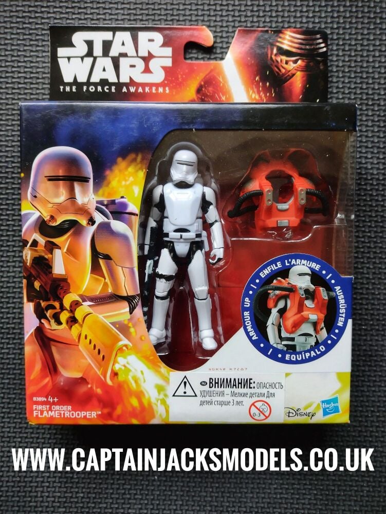 Star Wars The Force Awakens First Order Flametrooper B3894 Collectable 3.75 Inch Figure