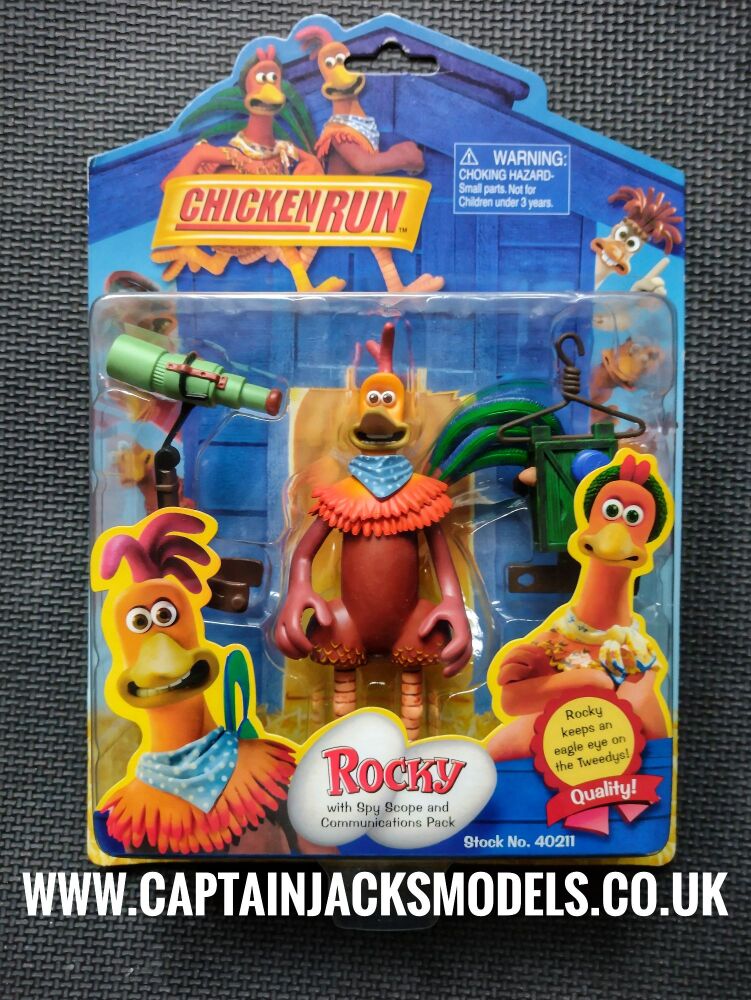 Chicken Run Rocky 6" Action Figure by Playmates Great Collectable In Excellent Condition