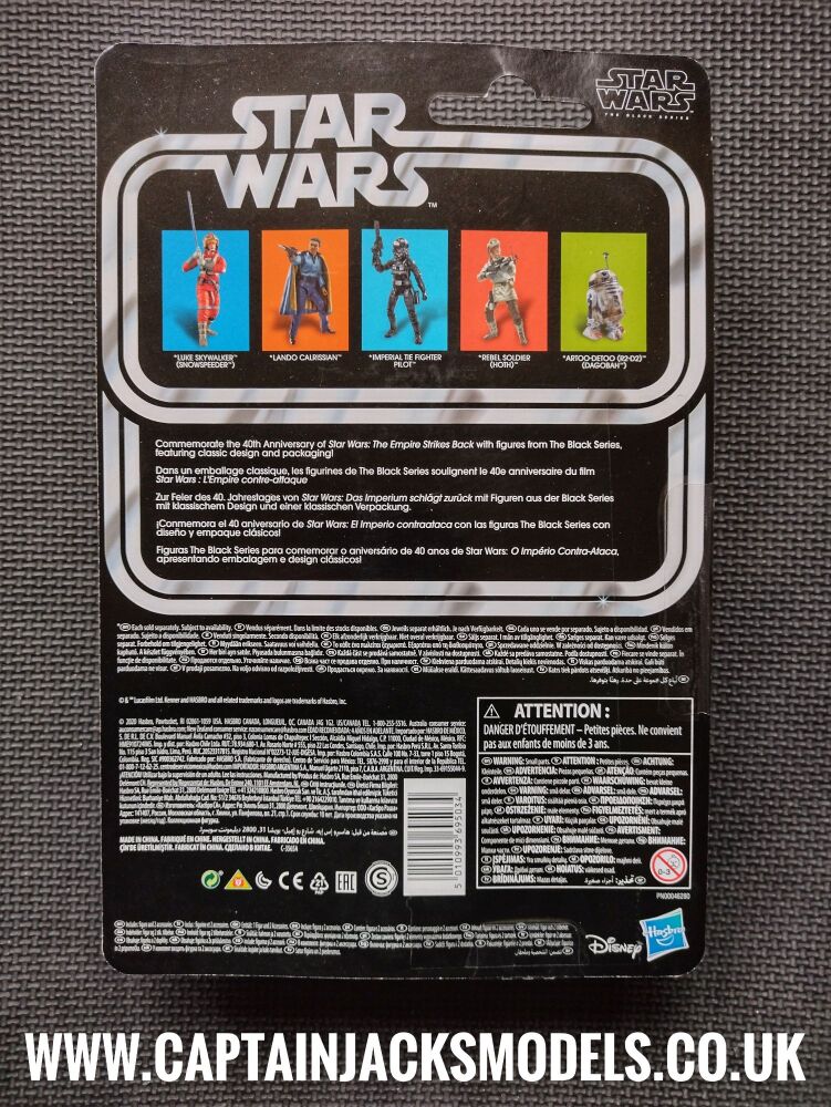 Star Wars The Black Series 40th Anniversary Lando Calrissian Collectable 6 Inch Figure  E8082 E7549 MINOR CREASE ON CARD