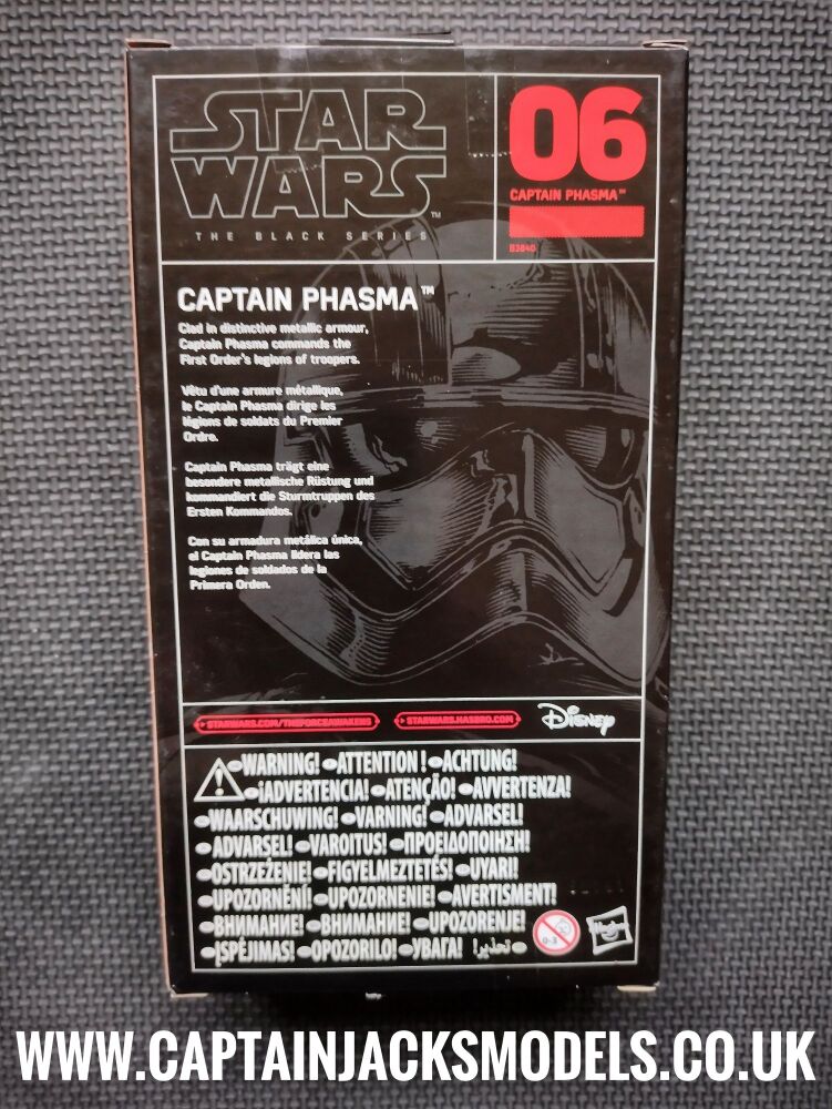 Star Wars Hasbro The Black Series 06 Captain Phasma 6" Collectable Figure  B3840