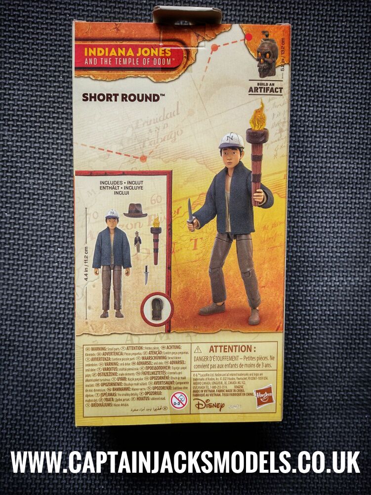 Indiana Jones & The Temple Of Doom Adventure Series 6 inch Short Round F6068 F6047 Collectors Figure Set