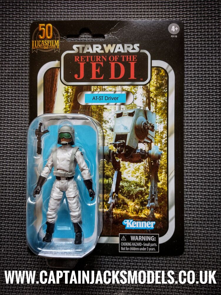 Star Wars Kenner Hasbro The Vintage Collection VC192 AT ST Driver Return Of The Jedi F3115 Premium Collectable Figure Set