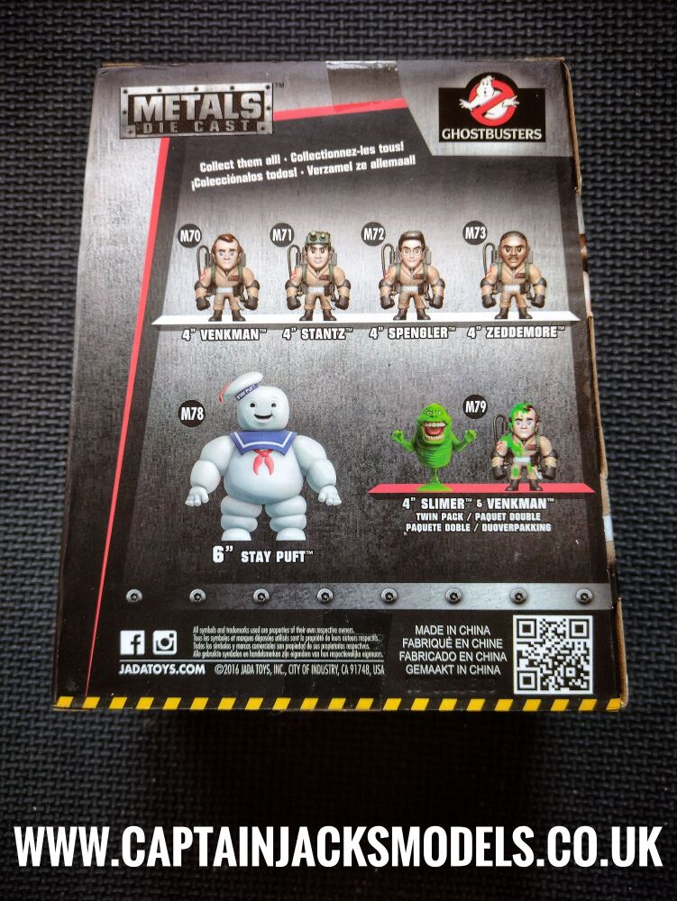 Jada Metals Ghostbusters Diecast 4 Inch Ray Stantz Collectable Figure