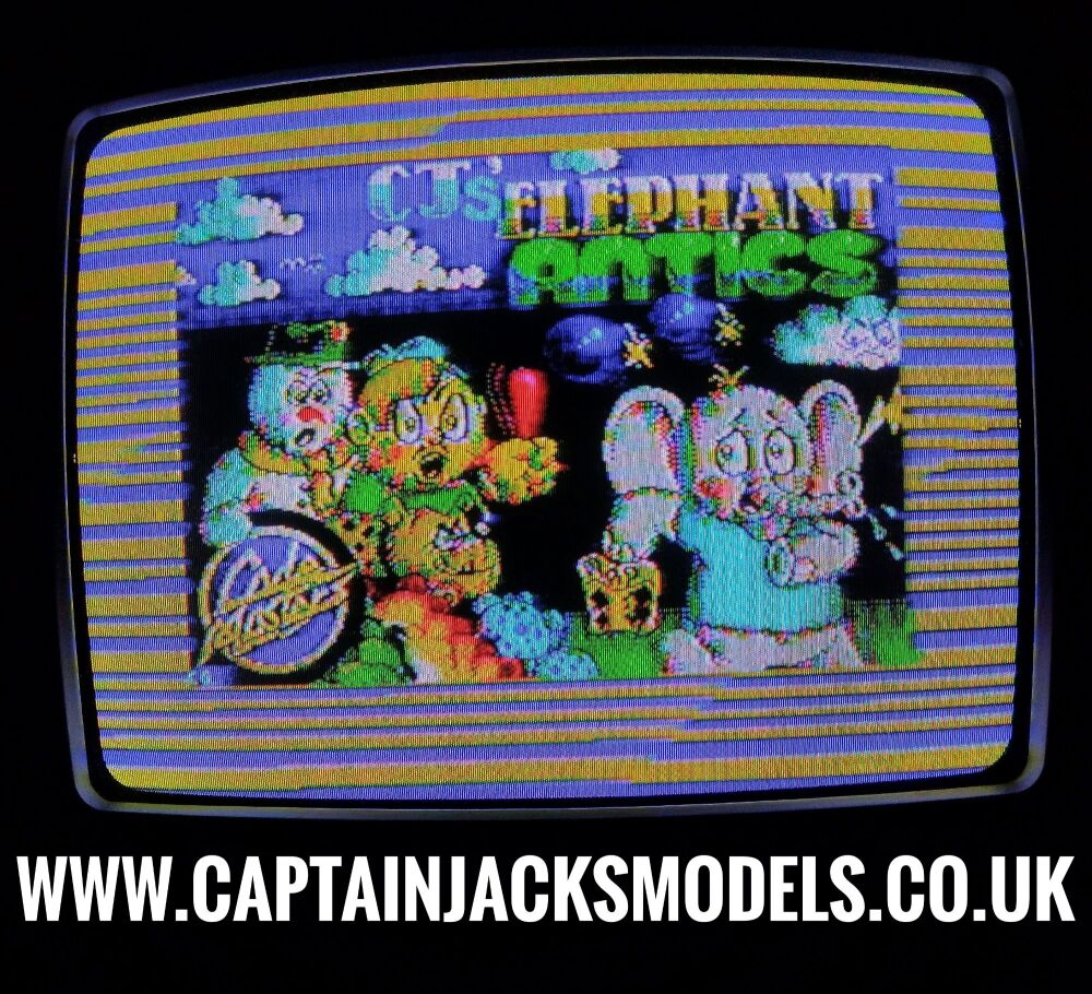 CJs Elephant Antics Code Masters Vintage ZX Spectrum 48K 128K +2 +3 Software Tested & Working