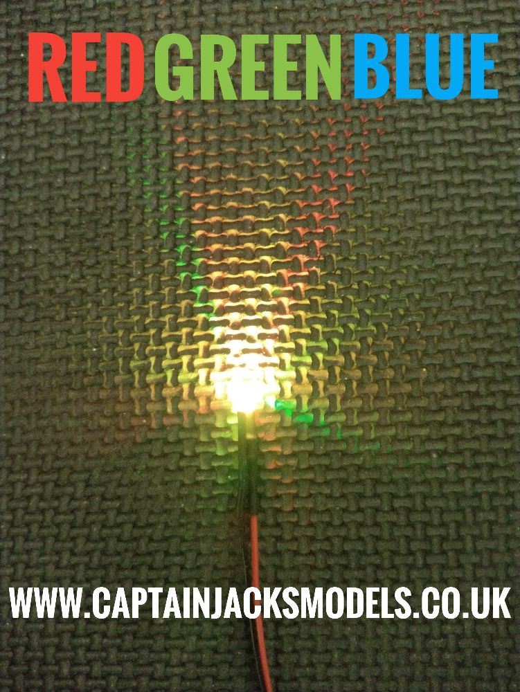 LEDs Prewired 3mm Colour Change