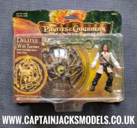 Zizzle - Collectors Figure - Pirates Of The Caribbean Dead Mans Chest - Deluxe Will Turner with Cannibal Bone Cage Trap
