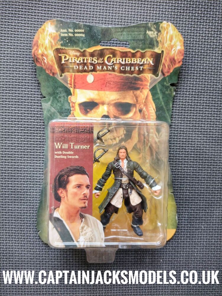Zizzle - Collectors Figure - Pirates Of The Caribbean Dead Mans Chest - Will Turner