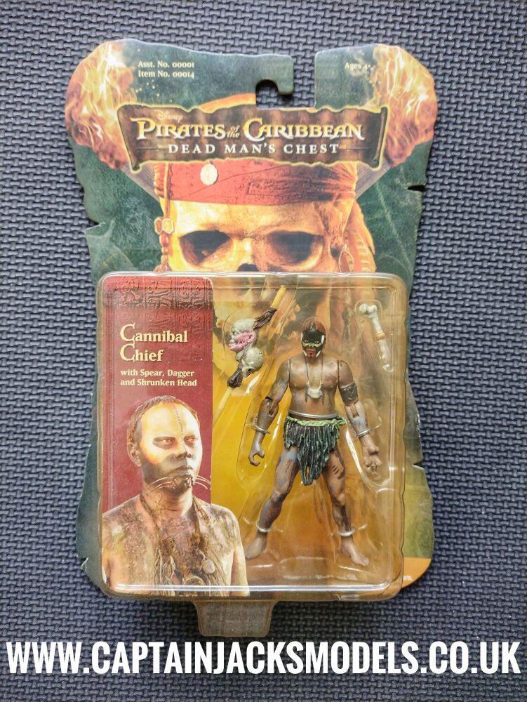 Zizzle - Collectors Figure - Pirates Of The Caribbean Dead Mans Chest - Cannibal Chief