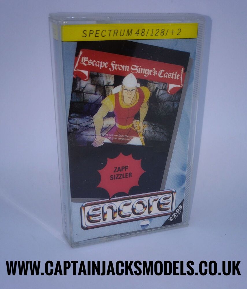 Escape From Singes Castle Vintage ZX Spectrum 128K 48K +2 Software Tested & Working