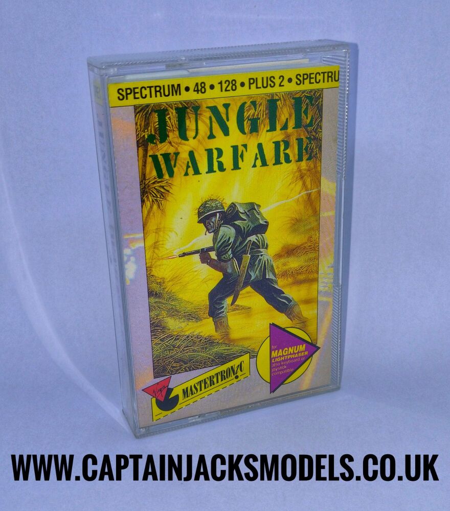 Jungle Warfare Mastertronic Vintage ZX Spectrum 48K 128K +2  Software Tested & Working