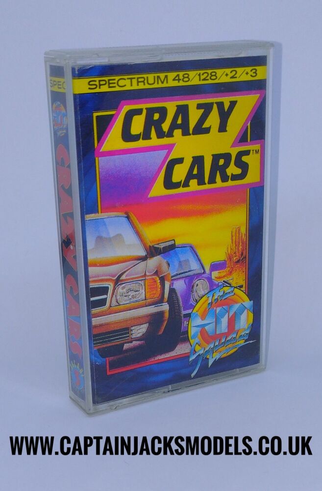 Crazy Cars The Hit Squad Vintage ZX Spectrum 48K 128K +2 +3 Software Tested & Working