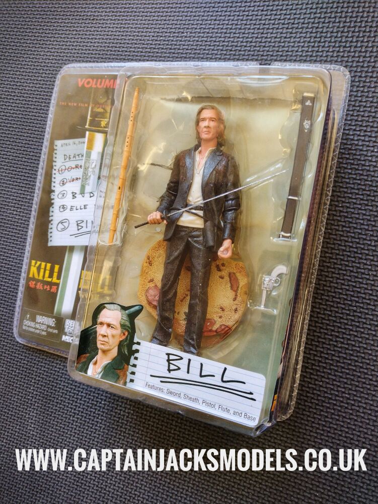 Kill Bill Volume 2 Neca Reel Toys Bill 6 Inch Collectable Action Figure Set