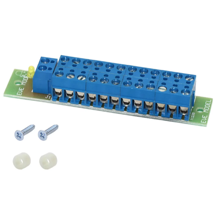 Power Distribution Board With Status LED for DC and AC Voltage