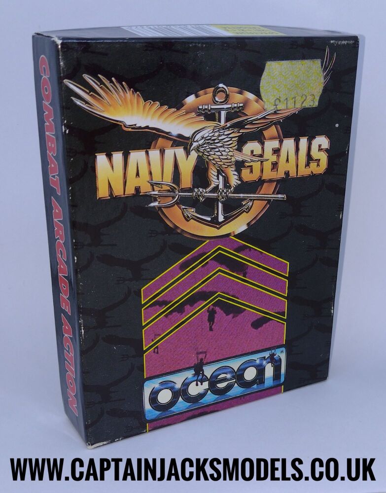 Navy Seals Ocean Software Vintage ZX Spectrum 48K 128K +2 +3 Software Teste