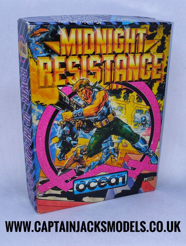 Midnight Resistance Ocean Software Vintage ZX Spectrum 48K 128K +2 +3 Softw