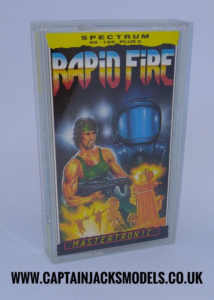 Rapid Fire Mastertronic Vintage ZX Spectrum 48K 128K +2  Software Tested & Working