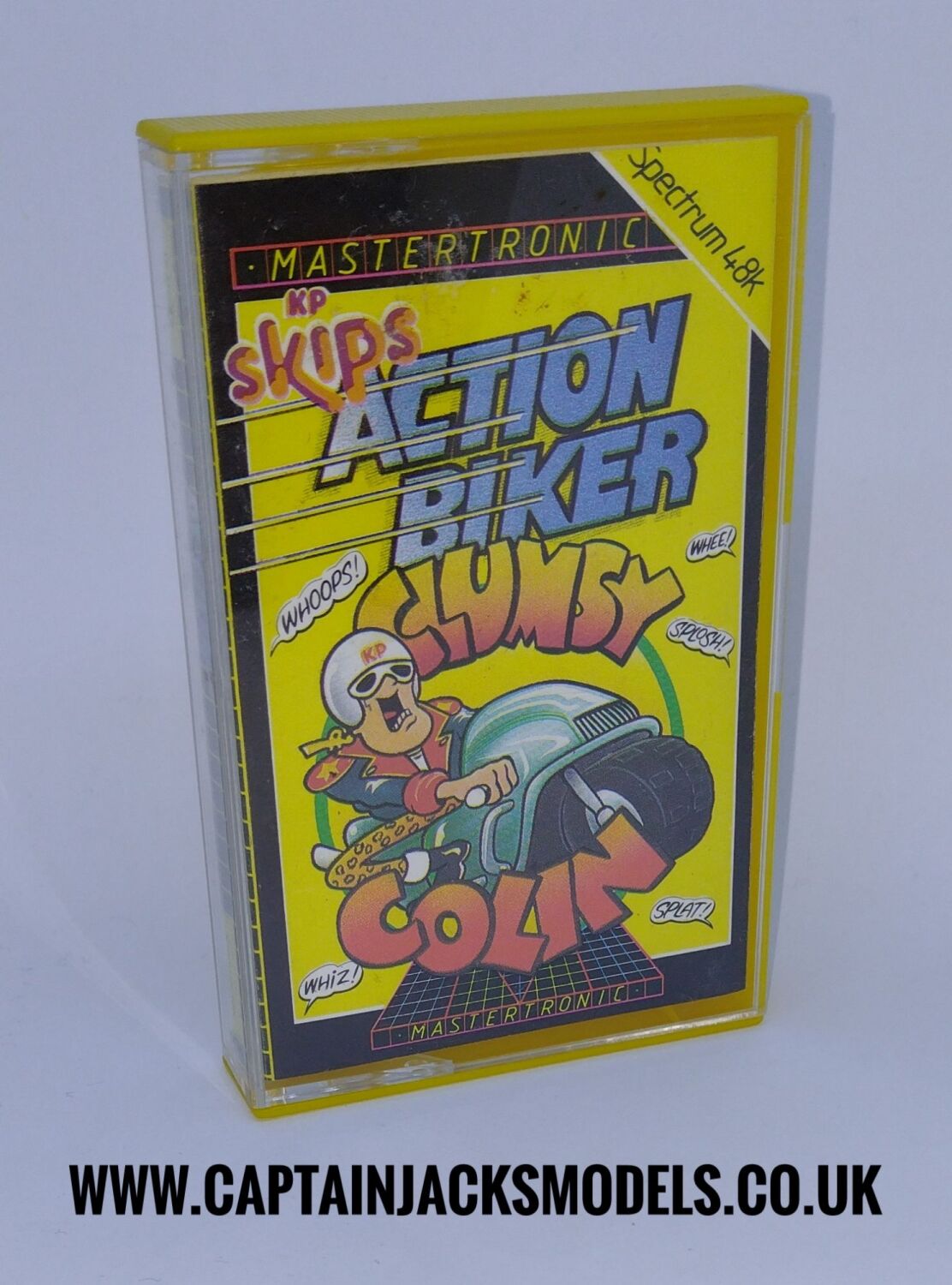Action Biker With Clumsy Colin Mastertronic Vintage ZX Spectrum 48K Softwar