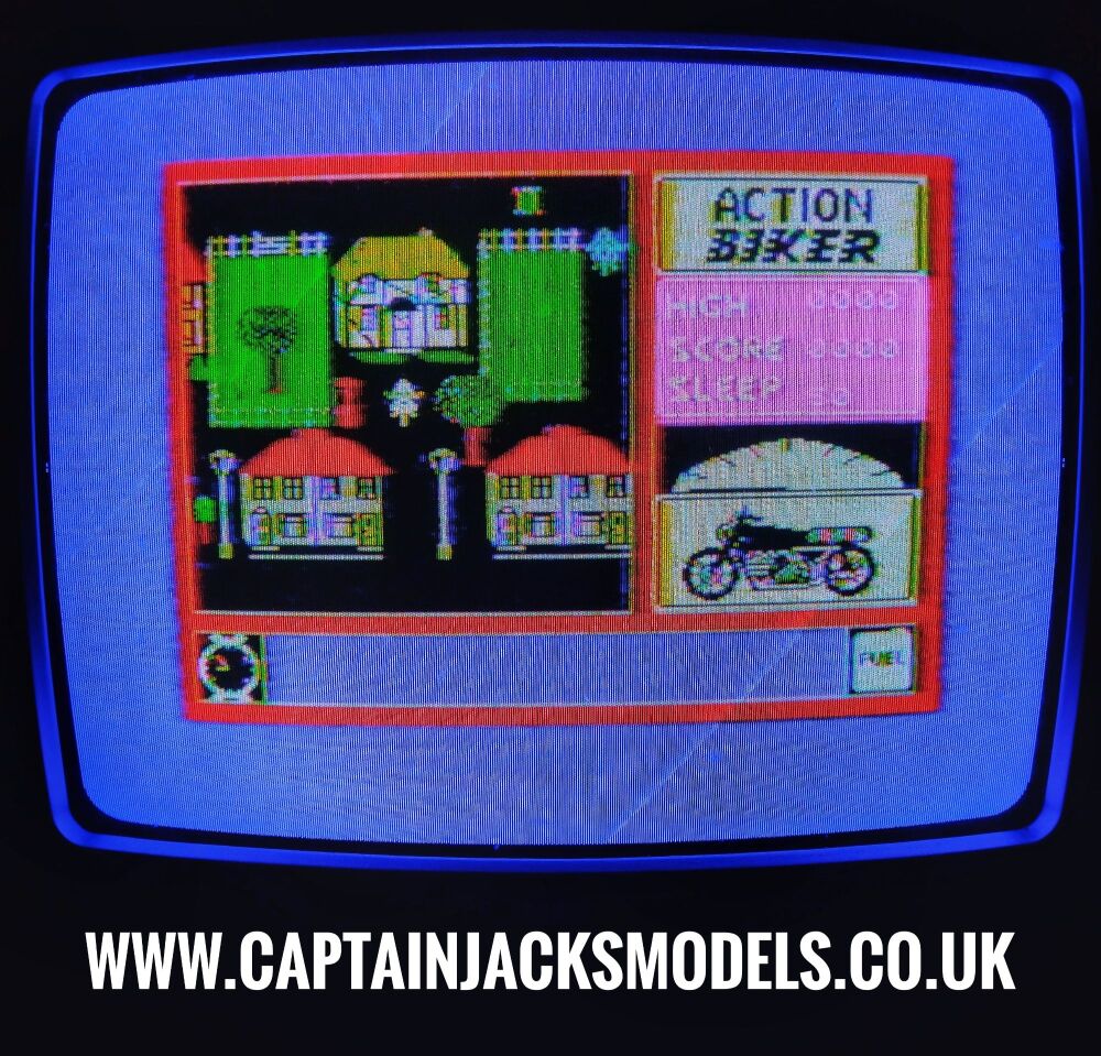 Action Biker With Clumsy Colin Mastertronic Vintage ZX Spectrum 48K Software Tested & Working