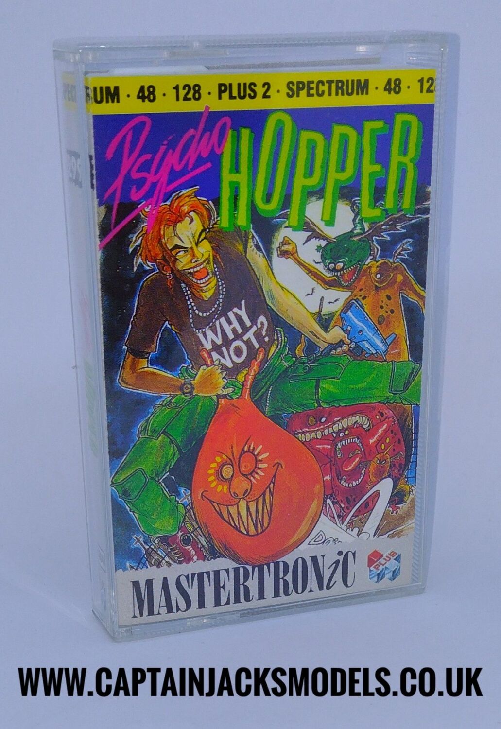 Psycho Hopper Mastertronic Vintage ZX Spectrum 48K 128K +2  Software Tested