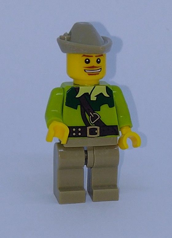 City General Character Custom Brick Minifigure Robin Hood Beige Hat