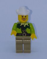 City General Character Custom Brick Minifigure Robin Hood White Hat