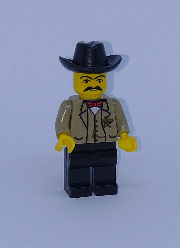 City General Character Custom Brick Minifigure Sheriff