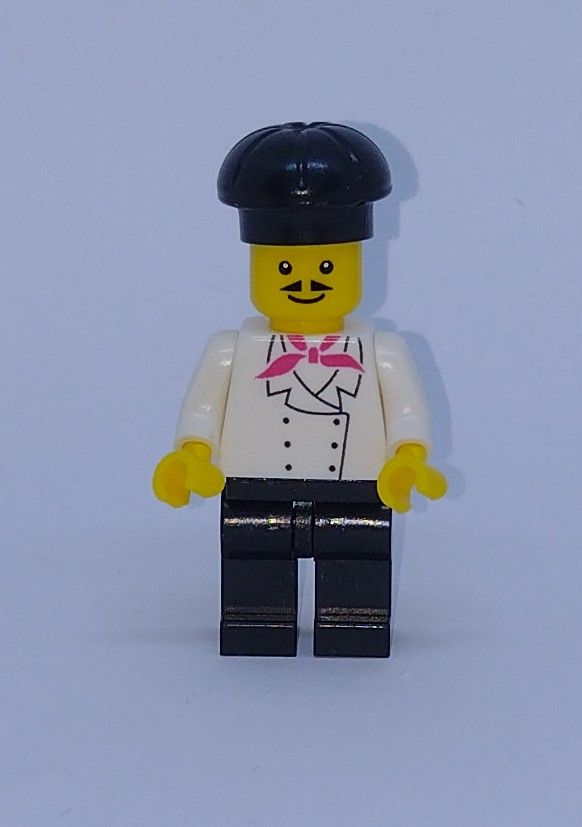 City General Character Custom Brick Minifigure Chef Black Hat
