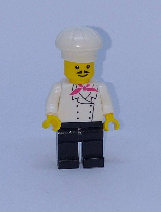City General Character Custom Brick Minifigure Chef White Hat