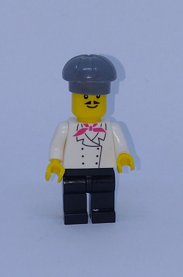 City General Character Custom Brick Minifigure Chef Grey Hat