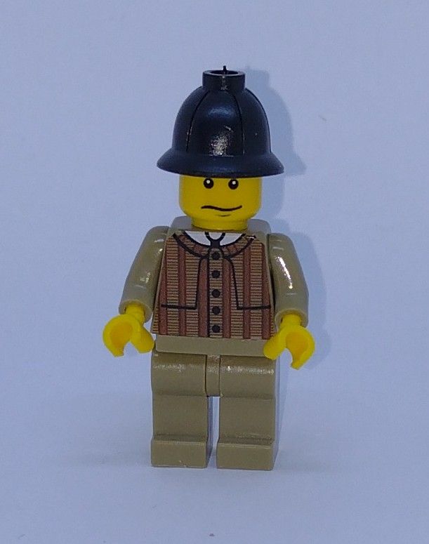 City General Character Custom Brick Minifigure Explorer Black Hat