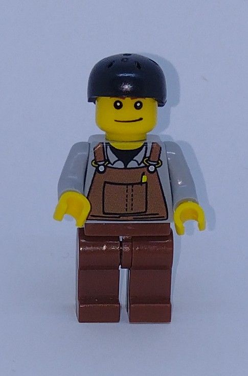 City General Character Custom Brick Minifigure Tradesman Black Hat